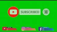6. Green Screen Subscribe Button (No Copyright)