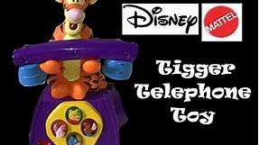 Tigger Story Telephone Phone Toy by Disney Mattel 2002
