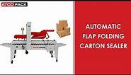 Automatic Flap Folding Carton Sealer | Carton Taping Machine