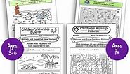 Children's Worship Bulletins (Illustrated Activity Sheets ) Ministry-To-Children
