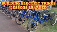 Building Schwinn Meridian E-Trikes - Lessons Learned