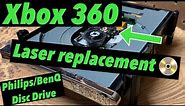 How To Replace The Philips/ BenQ Drive Laser For Xbox 360 (Fat Model ) - "Open Tray" Error