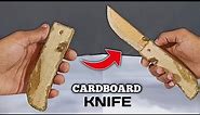 How To Make Cardboard Folding Knife