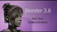 Geo Nodes: Hair tool demonstration