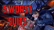 5 Worst Batsuits in the Batman Arkham Series