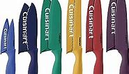 Cusinart Block Knife Set, 12pc Cermaic Knife Set with 6 Blades & 6 Blade Guards, Lightweight, Stainless Steel, Durable & Dishwasher Safe, C55-12PCKSAM