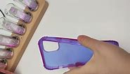 soft TPU iPhone 13 purple case