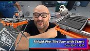RIDGID Wet Tile Saw with Stand