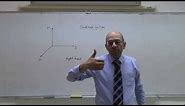 Mechanical Basics III: Right hand and left had coordinate systems, 4/3/2014