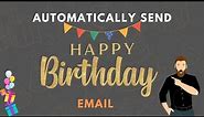 Automate Birthday Email to Employee Using Google Sheets & App Script