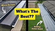 The Best Gutter Screen Options for Your Customers