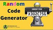 Free Random Code Generator built in AutoHotkey