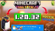 Minecraft PE 1.20.32 Official Version Released | Minecraft 1.20.32 Update | MCPE 1.20.32