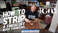 How To Strip A Finish On Wood Furniture