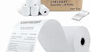 (30 Rolls) 3-1/8 X 230 ft Thermal Credit Card Paper, 80mm Receipt Printer Square POS Register - Azure Zone