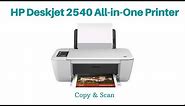 Copy & Scan in HP Deskjet 2540 All-in-One printer