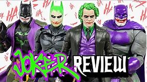 McFarlane Toys DC Multiverse Jokerized Dark Knight Batman Joker Action Figure Review