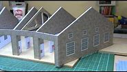 Wordsworth Model Railway 92 - Building a Card Roundhouse Kit.