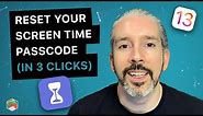 How to remove the Screen Time passcode on your iPhone or iPad