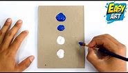 🔴 Como Dibujar y Pintar un Paisaje de Noche - Aprende a Pintar con vinilos Degradados - Easy Art