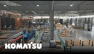 Komatsu parts warehouse tour
