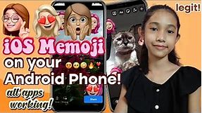 iOS Memojis! GET IOS MEMOJI ON YOUR ANDROID PHONE *working all apps |LOVELY UMALI