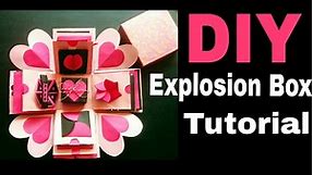 Explosion Box Tutorial | DIY | Valentine's /Anniversary Gift Idea