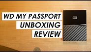 WD My Passport External Hard Disk Drive Unboxing and Review