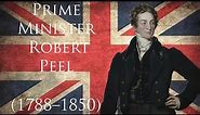 Prime Minister Sir Robert Peel of the United Kingdom
