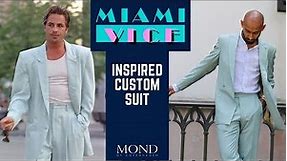 Bringing the 80s back | Miami Vice Inspired Custom Suit