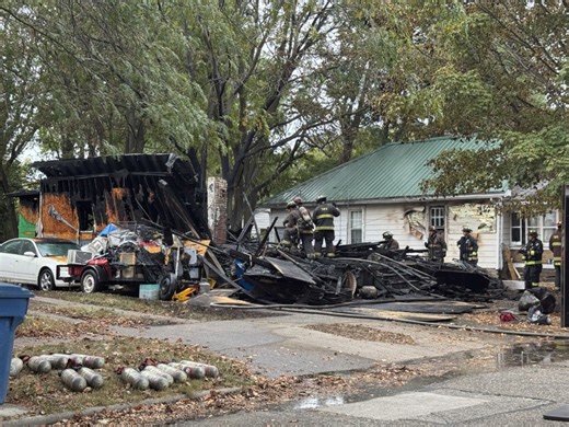 Terre Haute home left destroyed after fire Monday