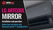 Air conditioner LG ARTCOOL Mirror Inverter AC12BQ | Installation and operation