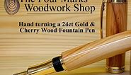 #1 Making a Cherry Wood Fountain Pen