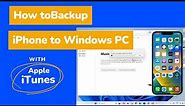 How to Backup iPhone to Windows Laptop