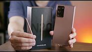 Note 20 Ultra: full Mystic Bronze unboxing!