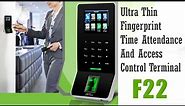Zkt Eco F22 Installation | Fingerprint Time Attendance and Access Control