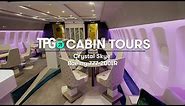 World’s Largest Charter Jet | Luxury Crystal Skye 777-200LR | Cabin Tours