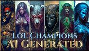 Every League of Legends champion but they're AI generated