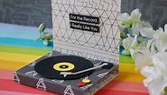 Pop-Up Record Player Card