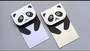 How To Make Envelope | Cute Panda Envelopes | DIY Back To School Project | Handmade Emoji Envelope