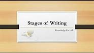 Stages of Writing | knowledgeforall |
