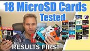 Best Micro SD Cards - RESULTS FIRST - 18 Cards Tested - Honest Review - ParadiseBizz