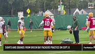 Scenes from Green Bay Packers Practice Before Week 1 vs. Chicago Bears