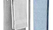 KES Standing Towel Racks for Bathroom with Weighted Marble Base, 40-Inch Swivel Arms Free Standing 3 Bath Towel Racks Floor, 18/8 Stainless Steel Brushed Finish, BTH219-2