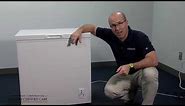 How to use the control on your chest freezer