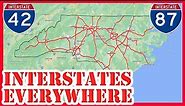 Why North Carolina is COVERING the ENTIRE State in Interstate Highways