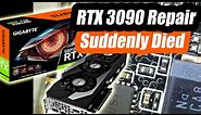 Gigabyte RTX 3090 Graphics Card Repair - No Power and Not detected