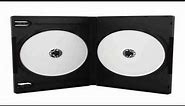 100 STANDARD Black Double DVD Cases