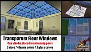Bakies The Sims 4 Custom Content: Transparent Floor Windows