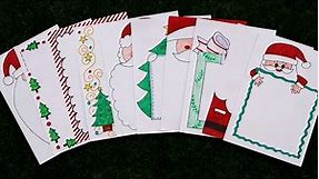 10 Christmas Border Designs/Border Design for Christmas/Santa Claus Border Designs